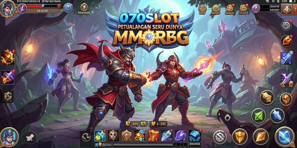 Screenshot gameplay 070SLOT yang menunjukkan pertarungan seru antara karakter.
