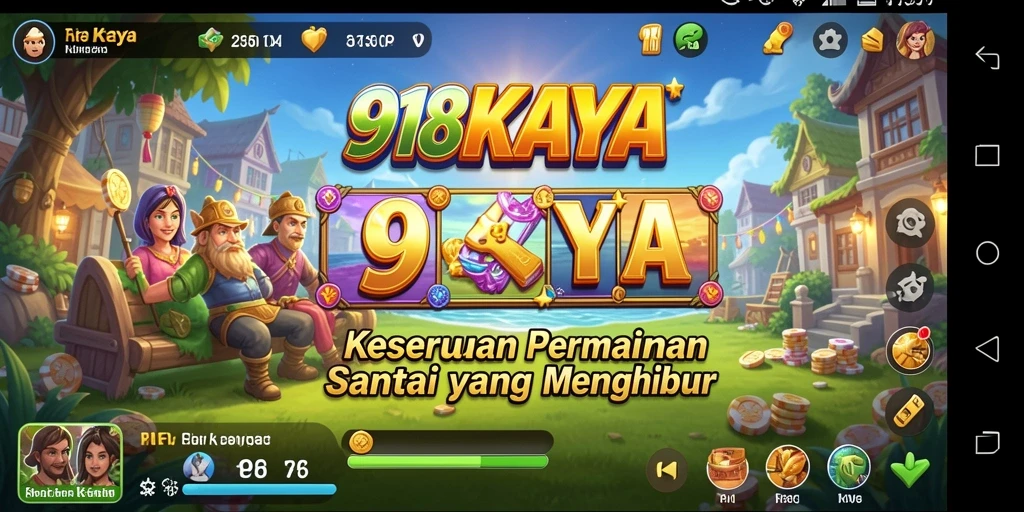 Screenshot utama 918KAYA menampilkan keseruan gameplay Casual yang menarik.