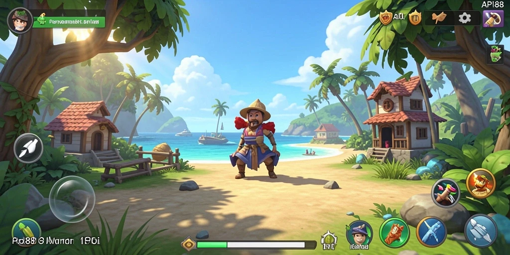 Screenshot utama API88 menampilkan gameplay yang santai dan menyenangkan.