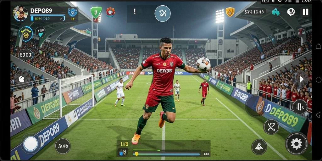 Tampilan utama DEPO89 dengan aksi seru dalam olahraga.