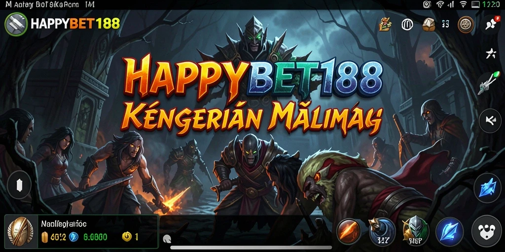 Screenshot gameplay <strong>HAPPYBET188</strong> yang menunjukkan suasana menyeramkan.