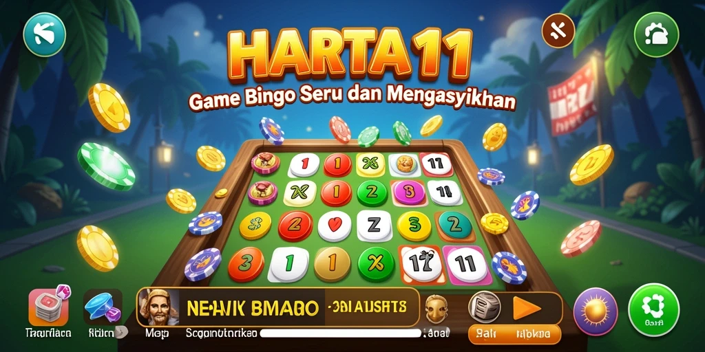 Tampilan menarik dari permainan Bingo di HARTA11.