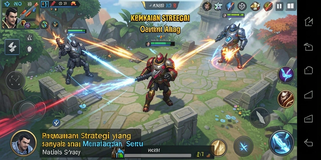 Screenshot KNO89 menampilkan aksi pertempuran strategis yang mendebarkan.
