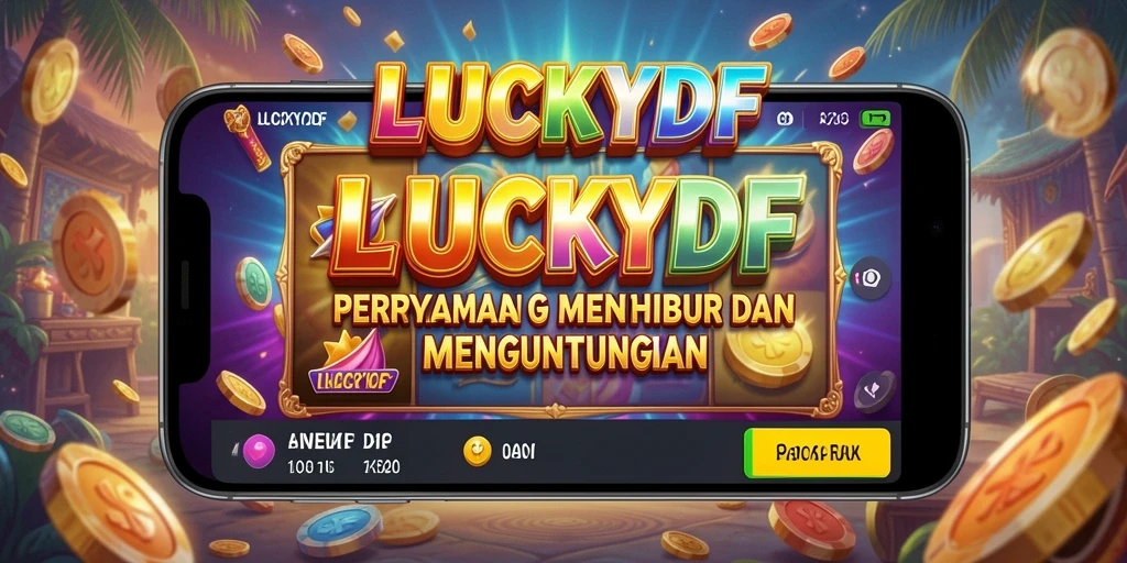 Tampilan gameplay slot yang menarik dan interaktif di LUCKYDF.