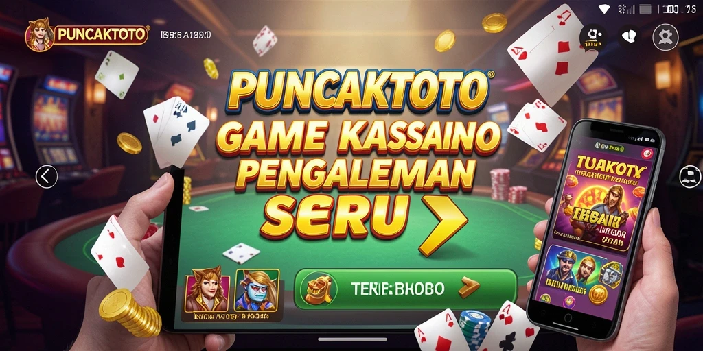 Tampilan gameplay menarik di aplikasi Kasino PUNCAKTOTO.