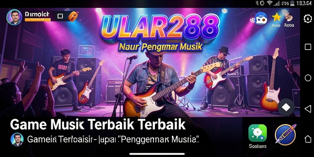 Tampilan gameplay menarik dengan tantangan musik yang seru.